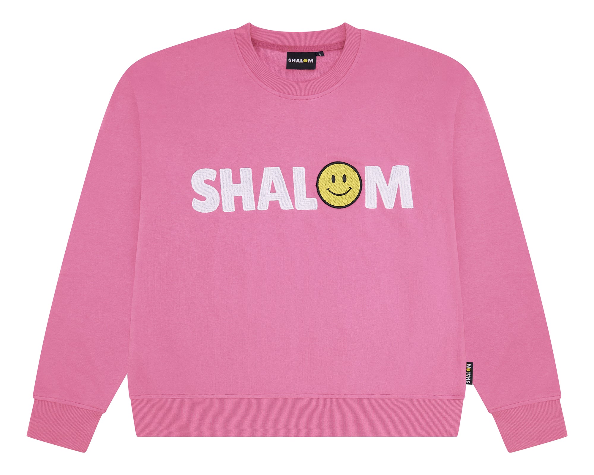 UNISEX SHALOM SWEATER BUBBLEGUM PINK