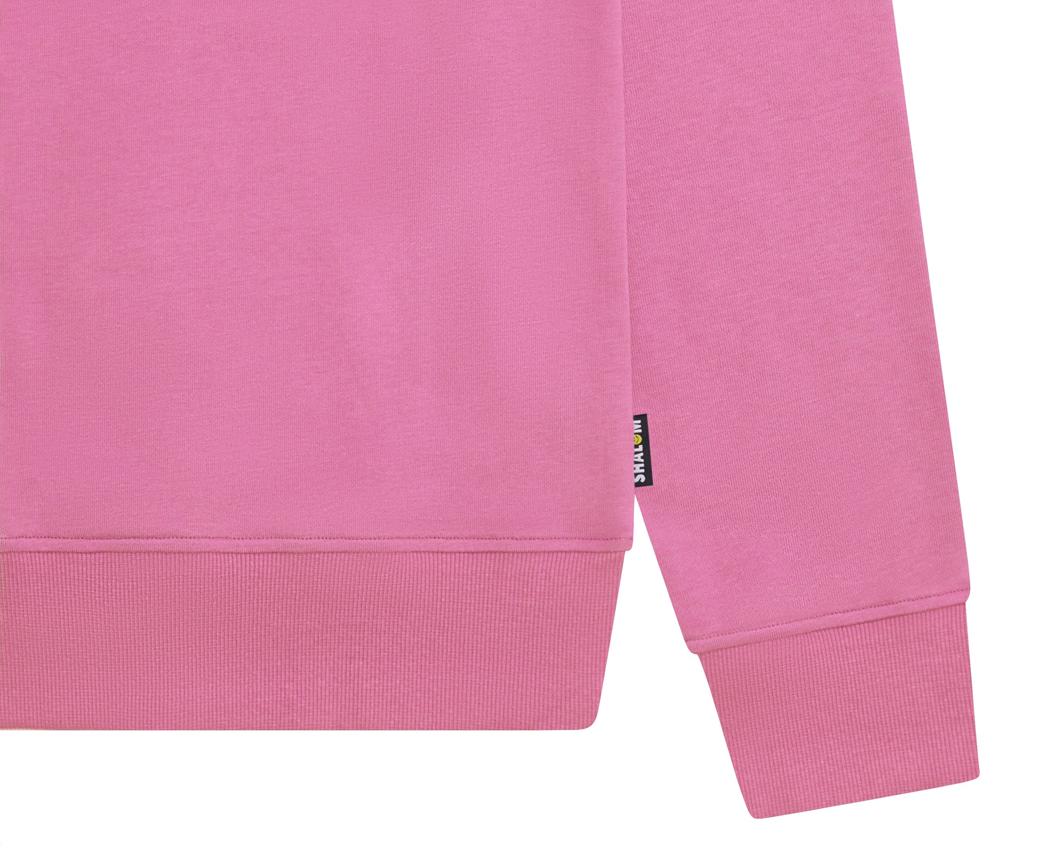 UNISEX SHALOM SWEATER BUBBLEGUM PINK